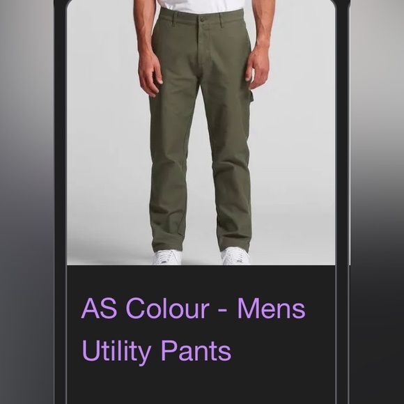 AS Colour – Mens Utility Pants Size:34/34 - Picture 2 of 10
